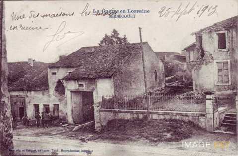 Maisons endommagées (Bernicourt)